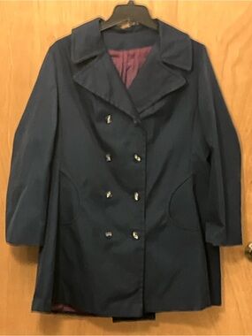 Vintage Made in USA Navy Pea Coat